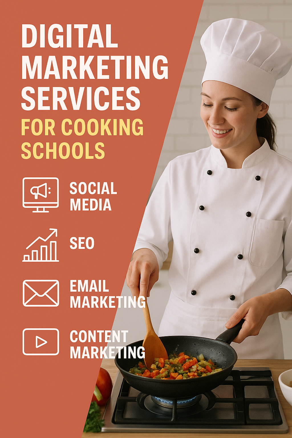 Digital Marketing Services for Cooking Schools
