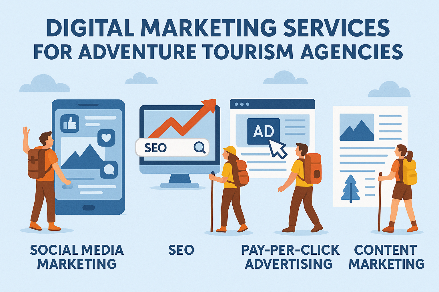 Digital Marketing Services for Adventure Tourism Agencies