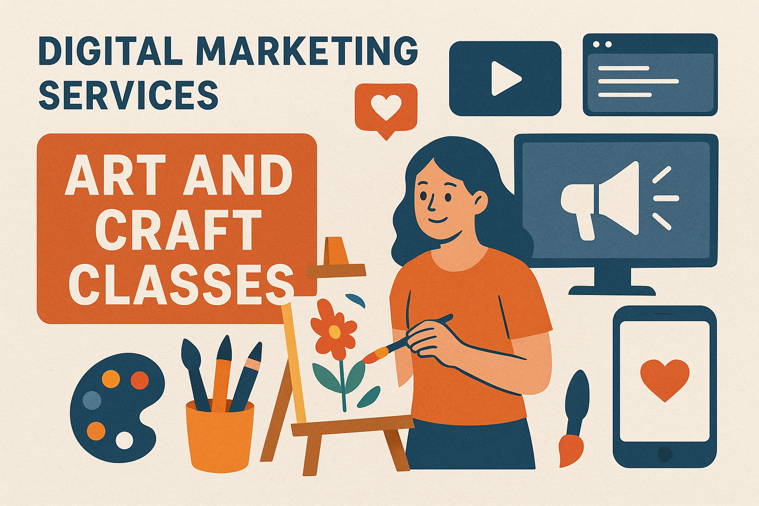 Digital Marketing Services For Art and Craft Classes