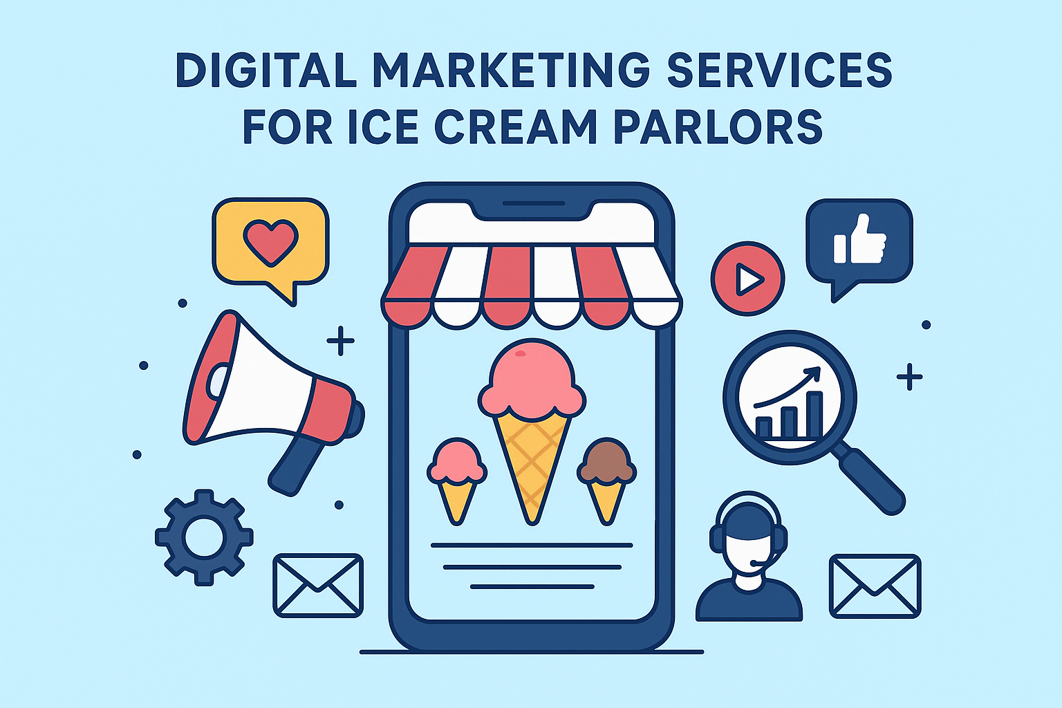 Digital Marketing Services for Ice Cream Parlors
