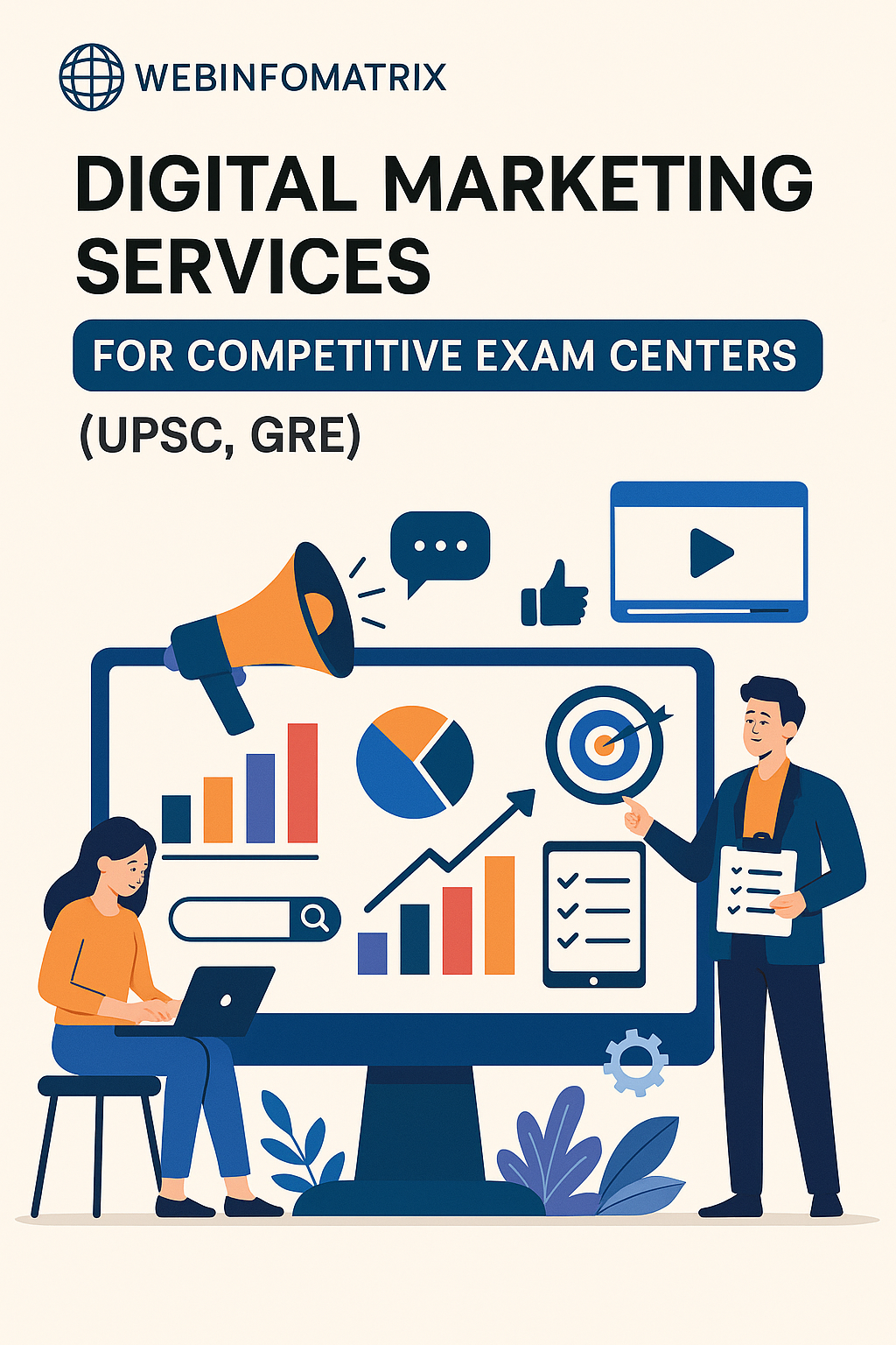 Digital Marketing Services For Competitive Exam Centers (UPSC, GRE, etc.)