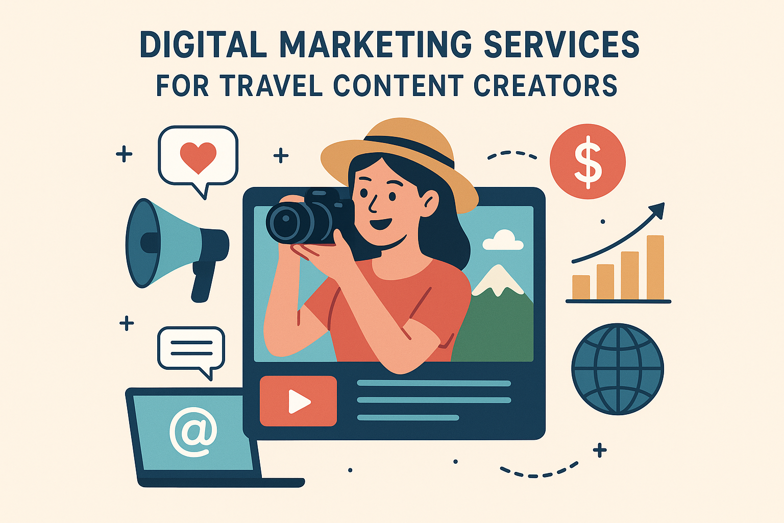 Digital Marketing Services for Travel Content Creators