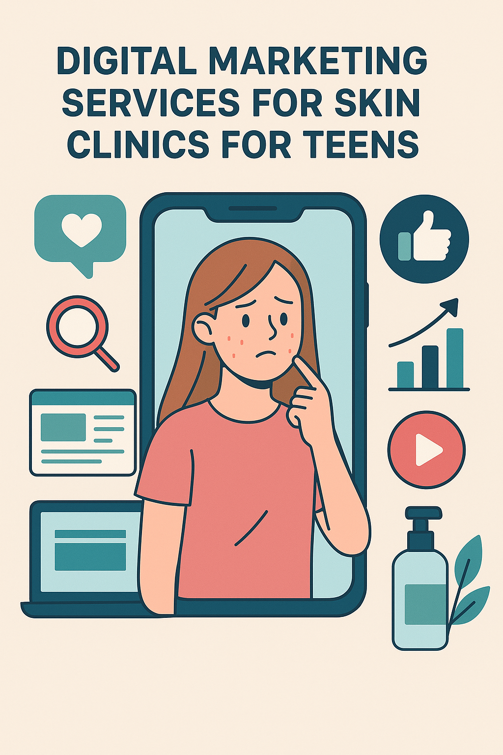 Digital Marketing Services for Skin Clinics for Teens