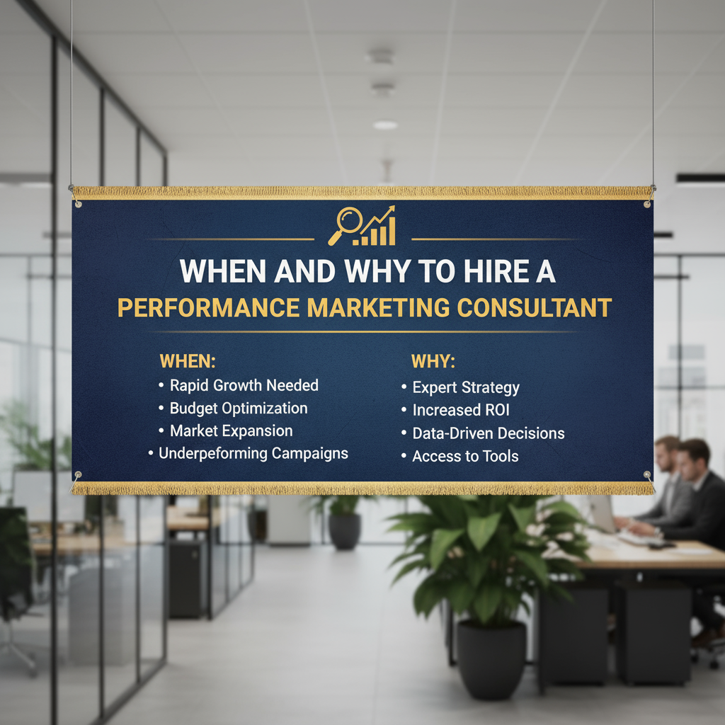 When and Why to Hire a Performance Marketing Consultant
