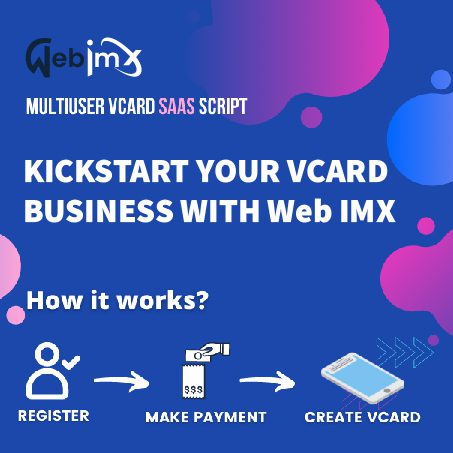 Web IMX - Digital Business Card + WhatsApp Store Maker | SaaS | vCard Builder