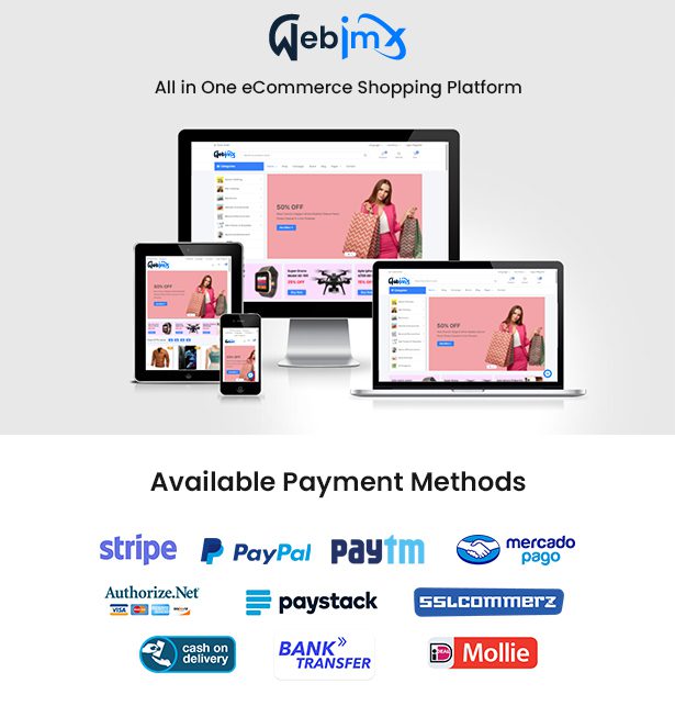 Web IMX - WebMart - eCommerce Shopping Platform